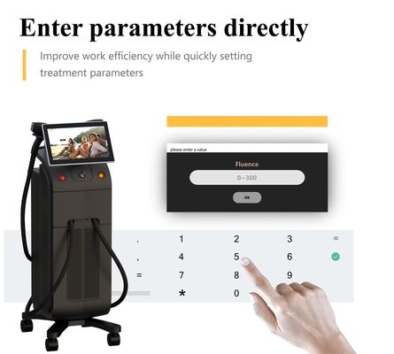 일관된 에너지 출력과 균일한 스팟 크기를 제공하여 효과적인 결과를 얻을 수 있는 인체공학적 다이오드 레이저 제모 장치