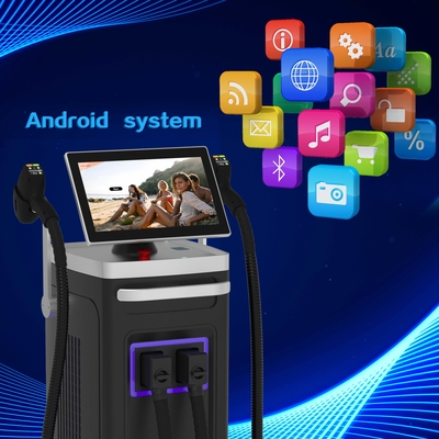 3000W 고전력 손잡이 808nm 다이오드 레이저 탈모 머신 6개의 교환 가능한 치료 머리와