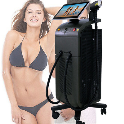 세부 교육 15 인치 4 파장 다이오드 레이저 탈모 장치 터치 스크린