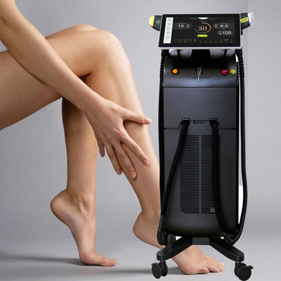 세부 교육 15 인치 4 파장 다이오드 레이저 탈모 장치 터치 스크린