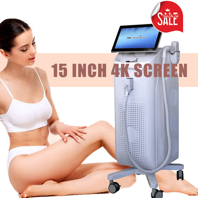 800W - 1600W 다이오드 레이저 탈모 기계 3 파동 808nm 755nm 1064nm