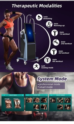체중 감량 EMS 슬림 머신 4000W 전자 자기 몸 가볍기 EMS 조각 머신