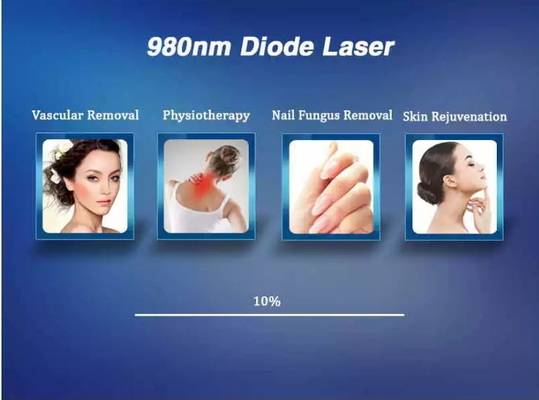 피부 재생 980nm 다이오드 레이저 기계 휴대용 레이저 거미 정맥 제거 기계
