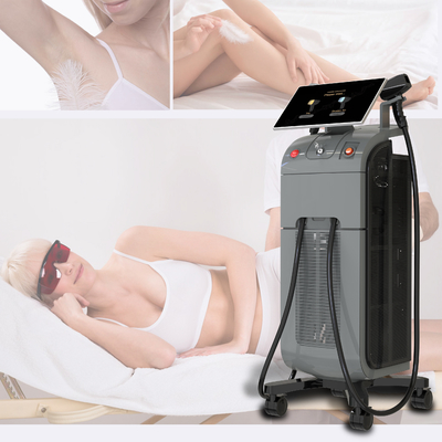 최신 고전력 다이오드 레이저 808 nm 얼음 플래티넘 티타늄 4 파장 다이오드 레이저 탈모 3 년 보증 기계